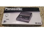 Vtg Panasonic RR-930 Microcassette Transcriber Recorder- - Opportunity