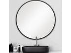 Black Round Mirror for Wall inch Round Bathroom Mirror
