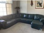 Leather Sectional seats
