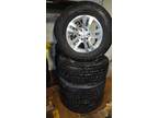 18" Oem Chevy Wheels 6x139 with Tires 265/70r18 Used