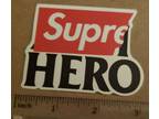Super hero supreme sticker sticker flat rate combine - Opportunity