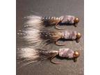 Hand Tied Squirrel Tail Crappie Jigs, 1/16 oz w/#4 Red - Opportunity