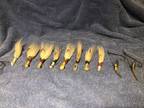 Vintage Lot of 8 Primitive Hair (Horse?) fishing jigs lures - Opportunity