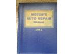 1961 Motor's Manual Covering Classic American Cars - Opportunity