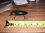 vintage fishing lure wooden glass eyes - Opportunity