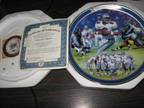 Troy Aikman limited edition hand -painted plate - Opportunity