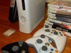 XBOX 360 with Xtras and 9 Games - Opportunity