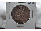 Details about �1855-O 50C Seated Liberty " Arrows" 1/2 Dollar.90% Silver.#2 -