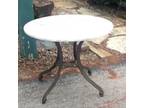 Ice cream/soda fountain/industrial marble table - - Opportunity