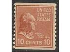 Details about �Scott 847 US Stamp 1939 10c Tyler Coil Single MNH Prexie v1254