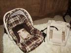 Eddie Bauer Infant Car Seat - Pink Striped - $50 (Hooks, TX) - Opportunity