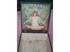 1890s Hardwood Fairbanks Fairy Soap Advertising Display Box + Sign - Opportunity
