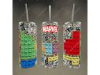 Periodic table of Marvel 20oz tumbler with straw - Opportunity!