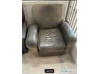 Leather Recliner Olive - Opportunity