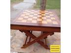 Mid Century Oak & Walnut Chess Coffee Table (O/WCT465) - Opportunity