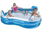Summer Family Lounge Swim Center Inflatable Pool 90 X 90 X