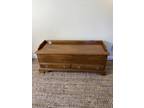 Ethan Allen Heirloom Maple Cedar Lined Blanket Chest with - Opportunity