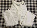 Adult Tress Pass Snowboarding Pants Size L White Waterproof - Opportunity