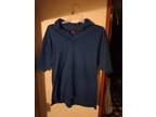 Callaway Mens Golf Polo Shirt Blue Short Sleeve Button 100% - Opportunity