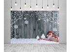 7X5ft Country Retro Wood Christmas Photography Background - Opportunity