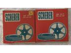 Vintage Two Scherer 8 mm 200’ Reel and Can - Opportunity