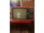 Vtg RCA RED Solid State 095A 1978 TV w/UHF/VHF Video Game - Opportunity