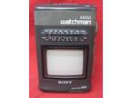 Vintage Working Sony Mega Watchman Fd-510 am/Fm TV - Opportunity!