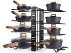 Pot Rack Organizer, 8 Tiers Pots and Pans Organizer with 3