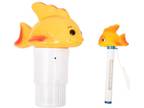 Gold Fish Floating Thermometer and Chlorinator Set for - Opportunity