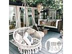 Outdoor Indoor Garden Cotton Hanging Rope Air/Sky Chair - Opportunity