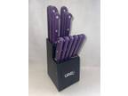 Vintage Purple Ginsu Knife Set 12 Knives And Black Knife - Opportunity