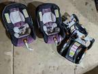 Two Chicco KeyFit30 Infant Car Seats and Bases