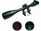 6-24x50 AOEG Hunting Rifle Scope Red Green Dual illuminated - Opportunity