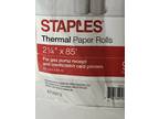 9 Rolls Staples 472872 Thermal Paper Rolls 2 1/4 Inch X 85 - Opportunity