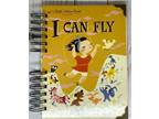I Can Fly Vintage Plain Jane Little Golden Book Junk Journal