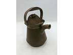 Vintage JM 3 Brass Pour Spout Watering Can Pot Hinged Lid - Opportunity