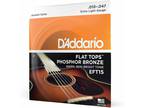 D'Addario EFT15 Flat Tops Phosphor Bronze Acoustic Guitar - Opportunity