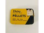 Vintage DAISY Tin Bullseye Brand.22 Pellets 18 Count