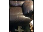 Reclining Leather Loveseat/Sofa - Opportunity