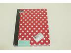 Dotted Notebook Wide Ruled Red - Vital Voices 80 Page Lined - Opportunity