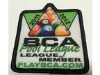 Billiard Pool league player BCA Patch -NEW 2011-2012