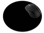 Non-Slip Round Mousepad FINCIBO Solid Black Mouse Pad for - Opportunity