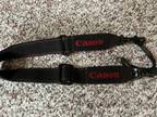 Vintage Canon Camera Strap Black With Red Letters - Opportunity