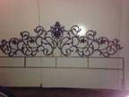 Vintage Rococo Style, Cast Iron, king size headboard - Opportunity