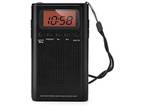 Horologe AM FM Pocket Radio, Portable Alarm Clock Radio with - Opportunity