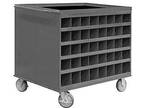 Durham 664-95, 1200 lb Capacity 2 Sided Cart with 80 Bins - Opportunity