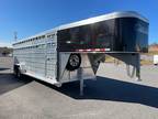 2023 Cimarron Trailers 24' Lonestar GN Stock Stock / Stock Combo Trailer