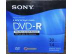 SONY, Handycam Video Camera DVD-R, 1.4 GB 30 Minute - Opportunity