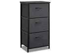 Storage Dresser with 3 Fabric Drawers, Night Stand for - Opportunity