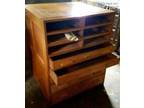 Vintage Oak flat file cabinet - Opportunity!